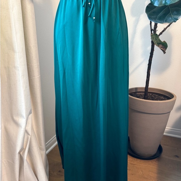 Emerald Green Long Butterfly Dress - Picture 5 of 9